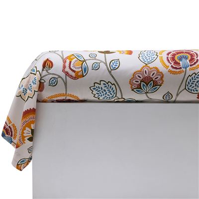 Linge de lit motifs suzani - BECQUET CRÉATION