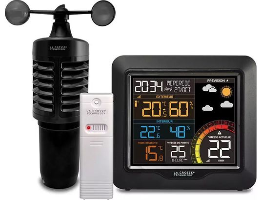 LA CROSSE TECH - Station météo WS6861 Noir