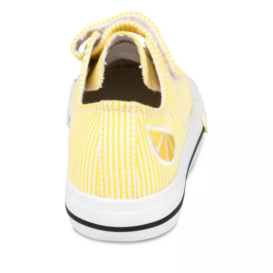 Baskets JAUNE LOVELY SKULL