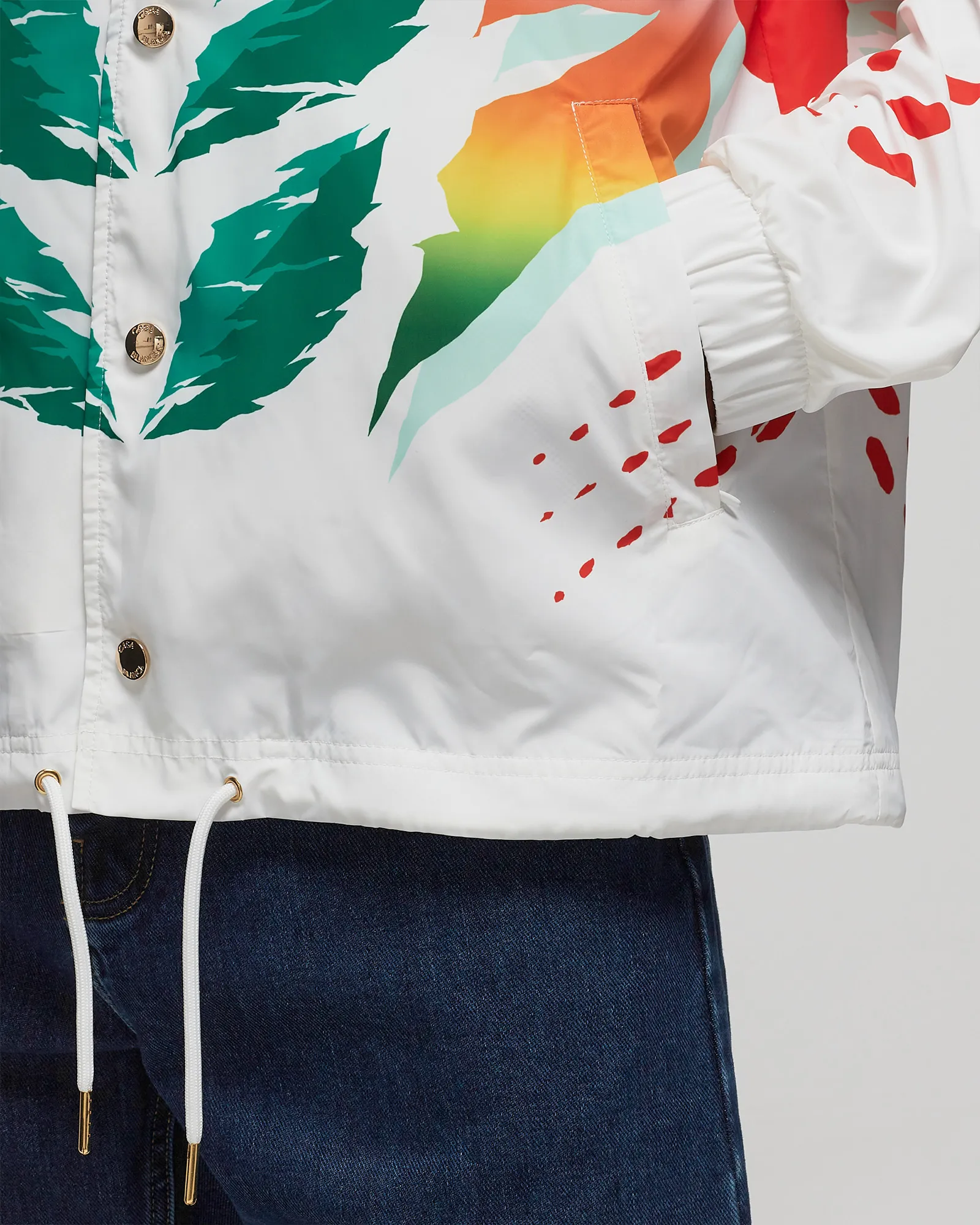 Casablanca MENS PRINTED COACH JACKET