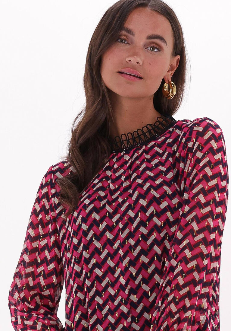 ANA ALCAZAR roze ana alcazar mini jurk dress lace &ouml;ko-tex 100