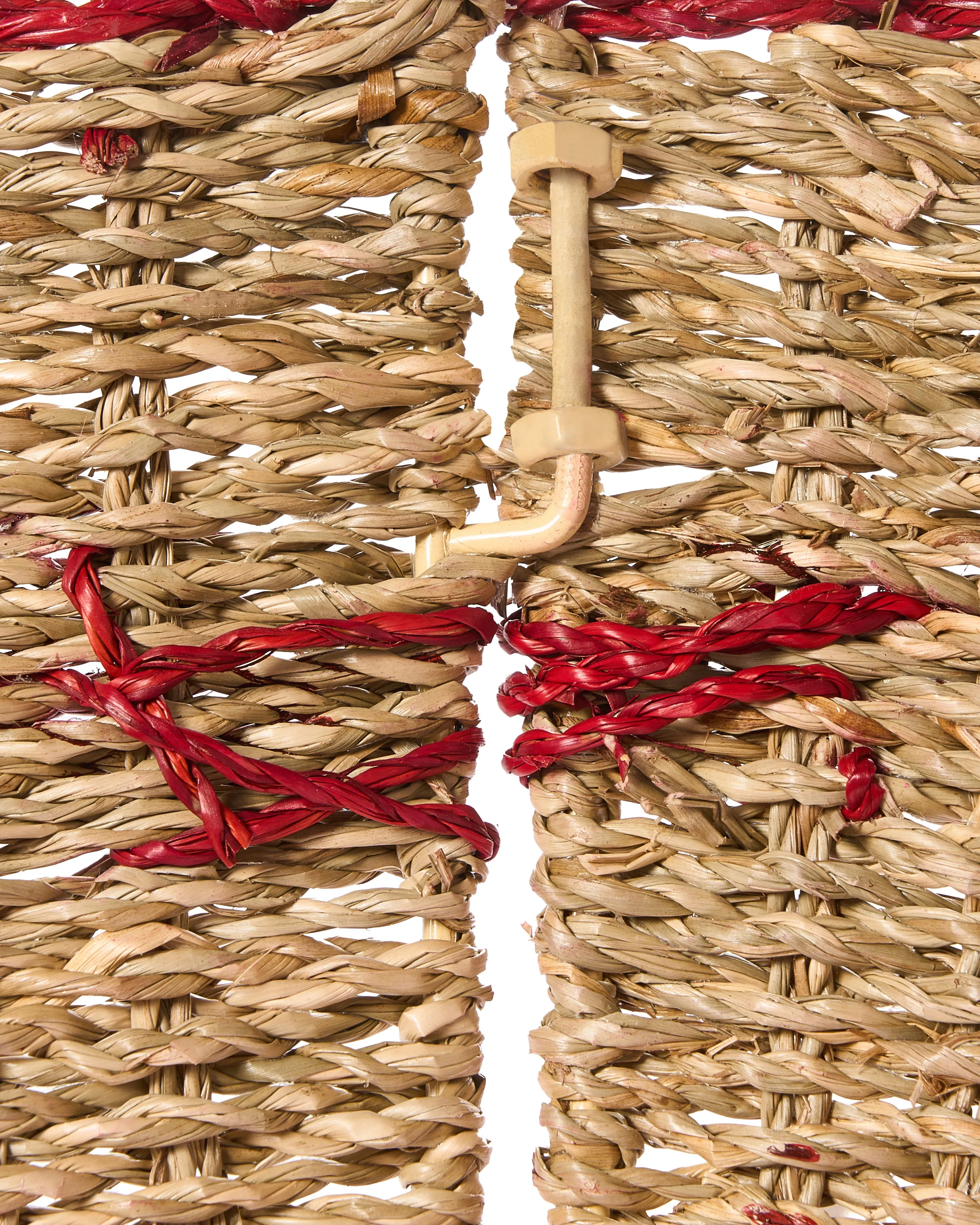 Kerstboomrok GLACE Zeegras Rood 60 cm