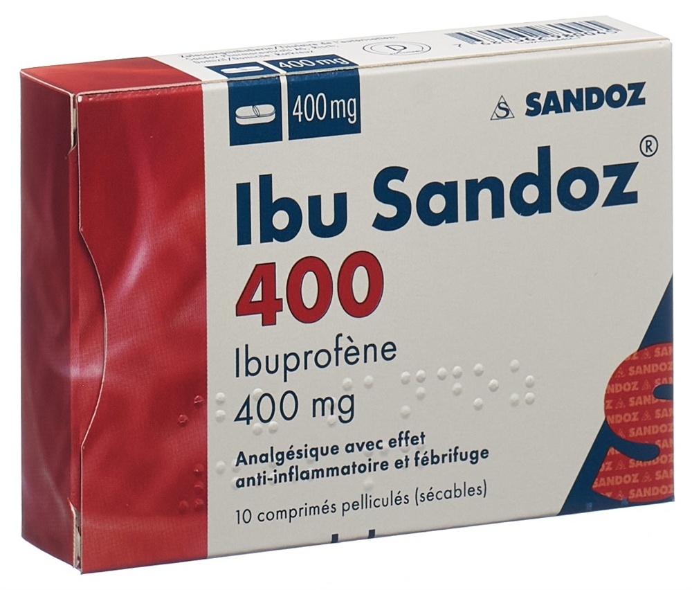 IBU Sandoz Filmtabl 400 mg Blist 10 Stk