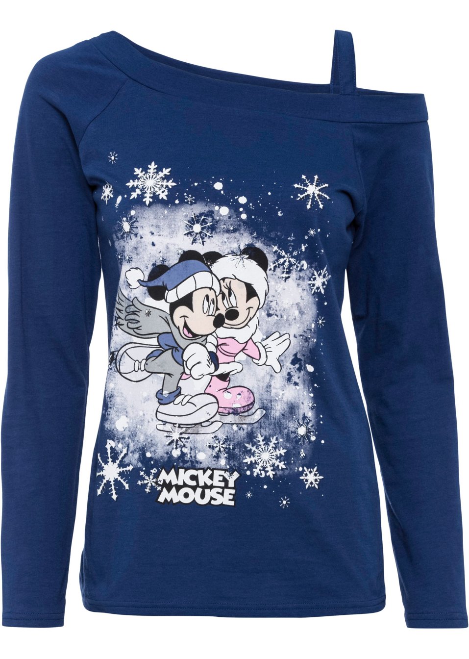 T-shirt manches longues à imprimé Mickey Mouse