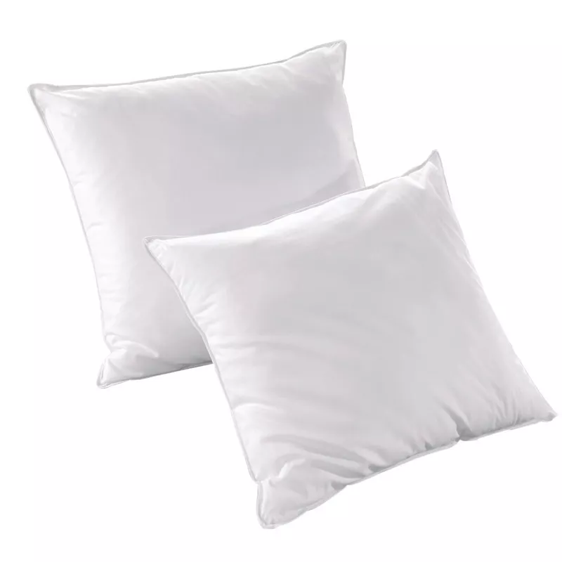 Lot Couette chaude anti-acariens (260 x 240 cm) + 2 Oreillers (60 x 60 cm) Comète Blanche