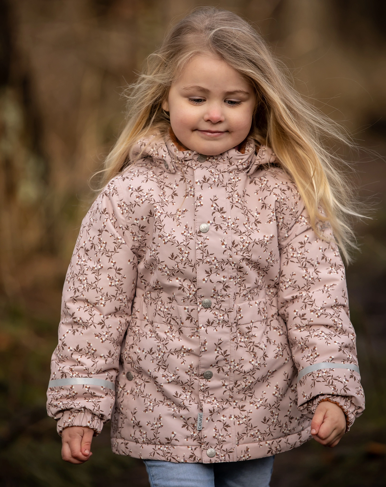 Winterjacke BLÜTENZWEIG in peach whip