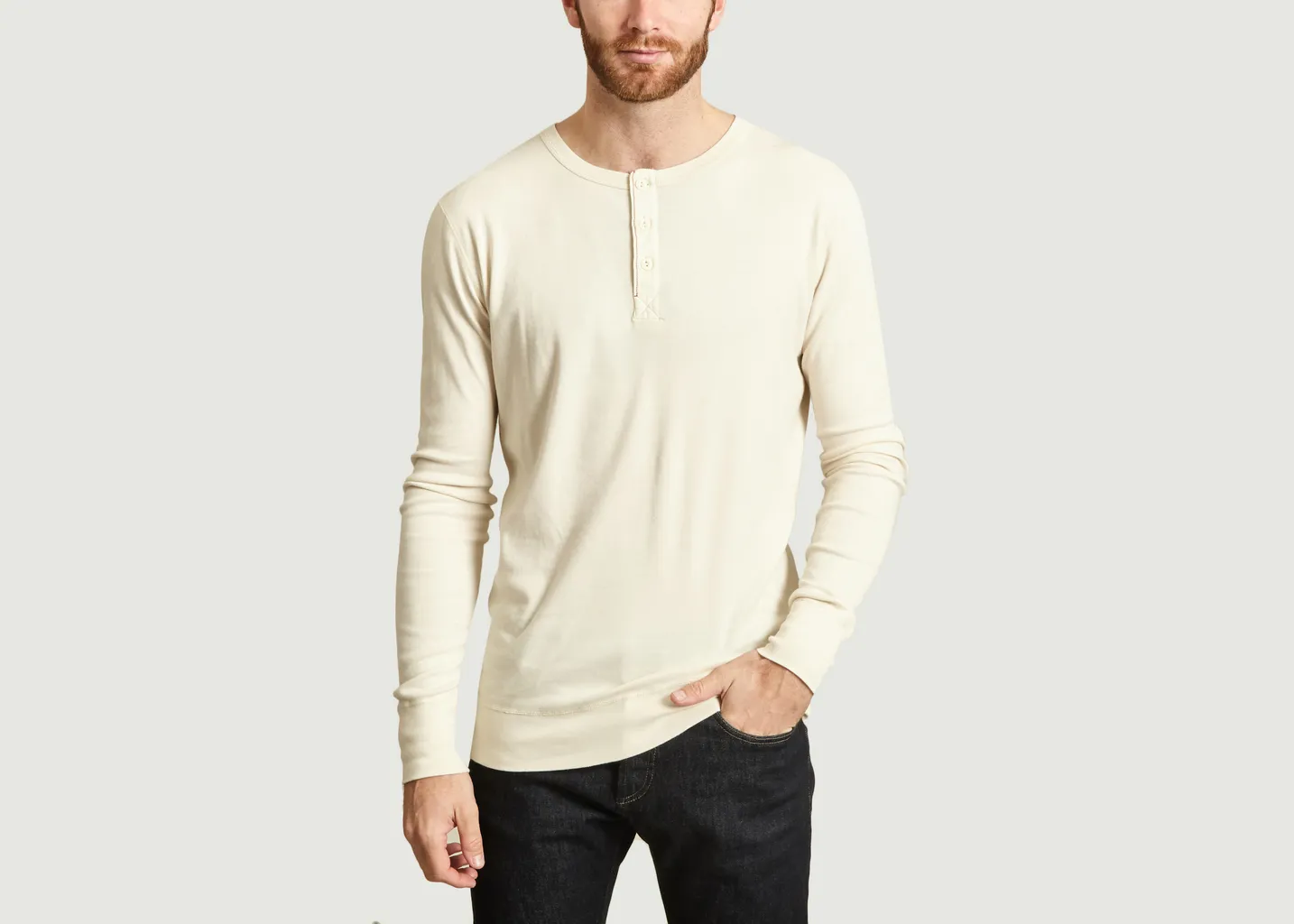 T-Shirt Manches Longues Henley Harri Hemen