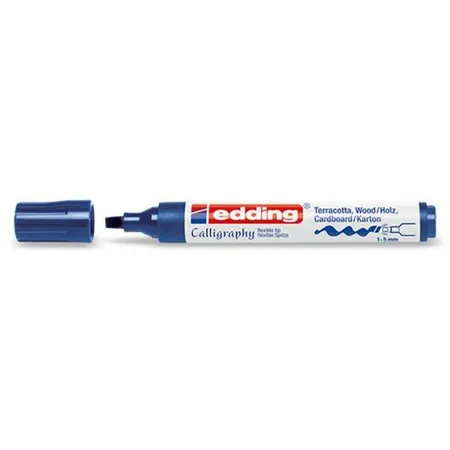 edding 1455 Kalligraphie-Marker, 1-5 mm stahlblau