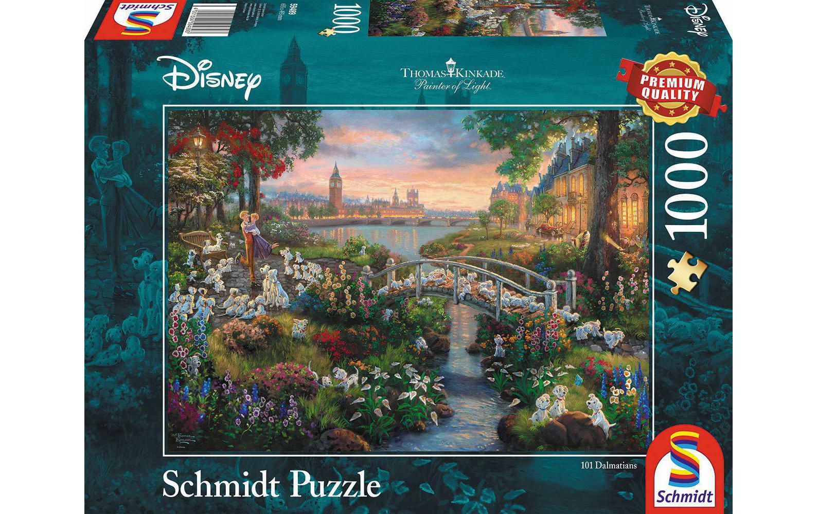 Puzzle Disney 101 DalmatinerThomas Kinkade: Maler des Lichts