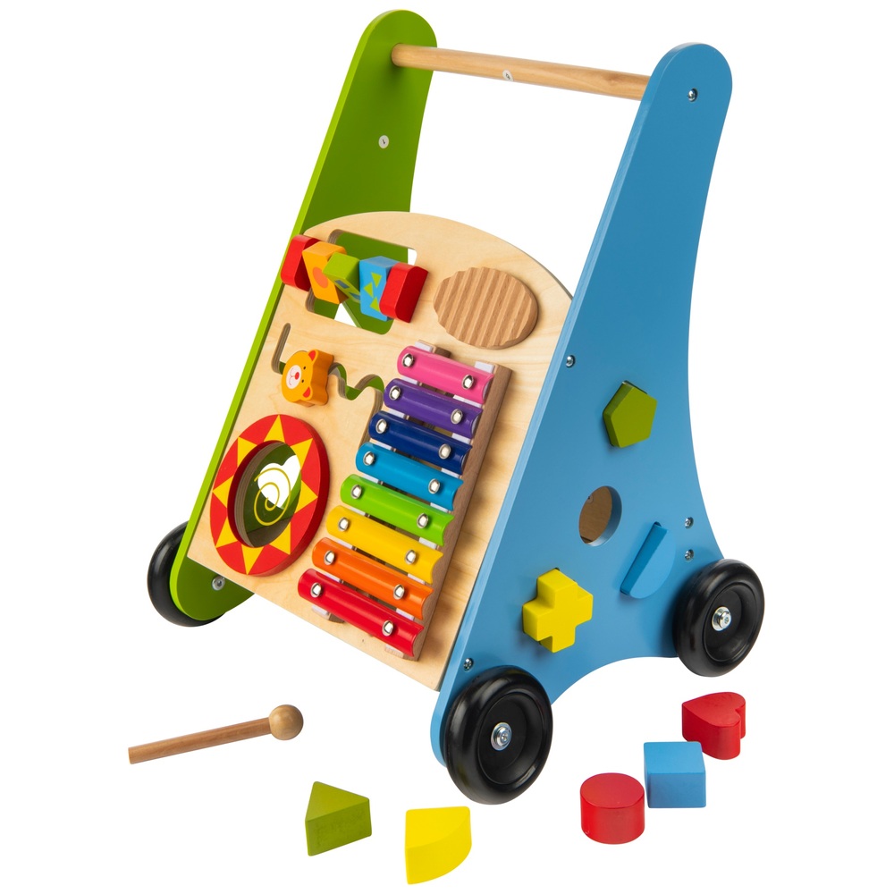 Lauflernhilfe aus Holz mit Eichhörnchen-Spielmotiv