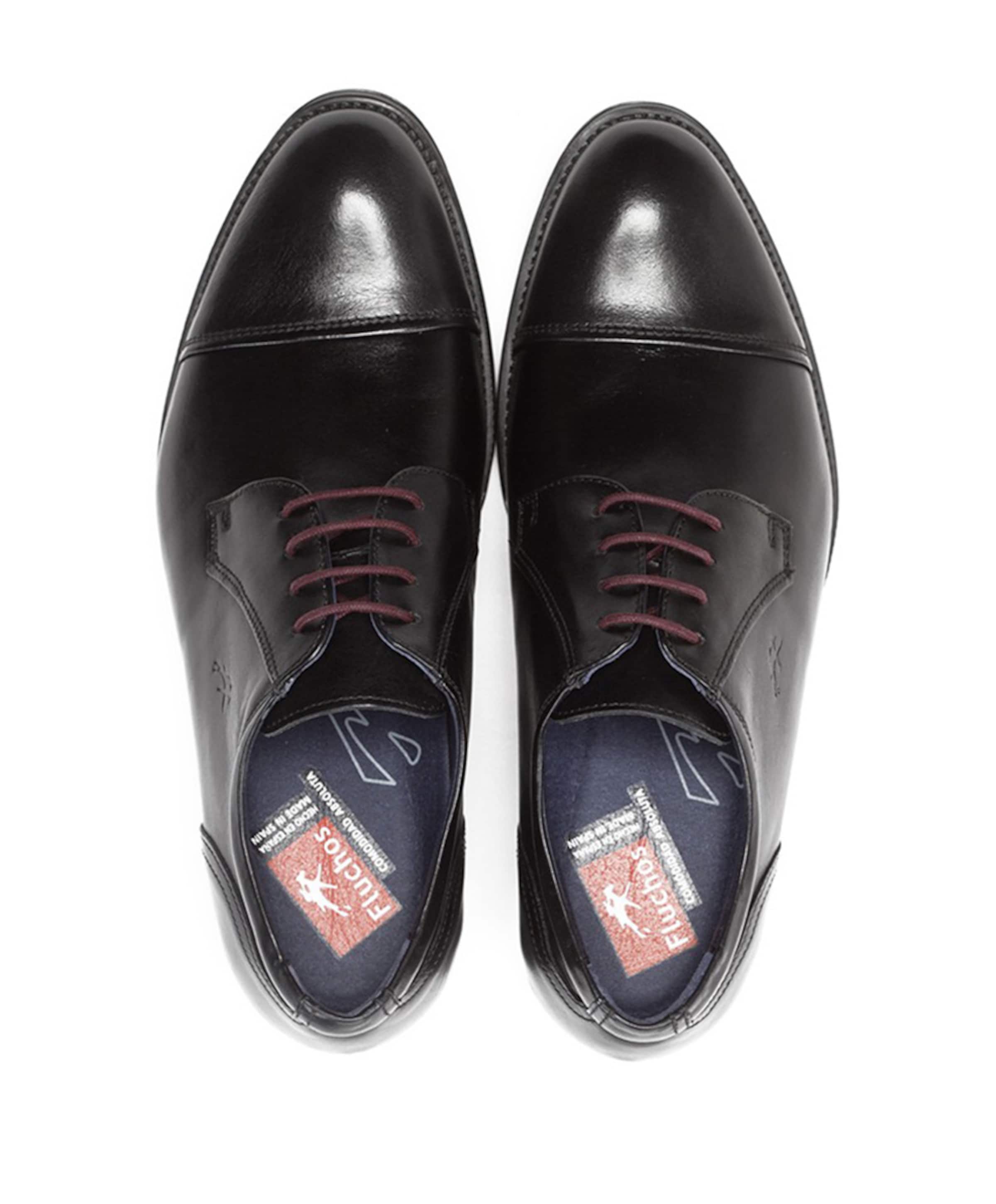 Fluchos Heracles 8412 heren veterschoenen zwart