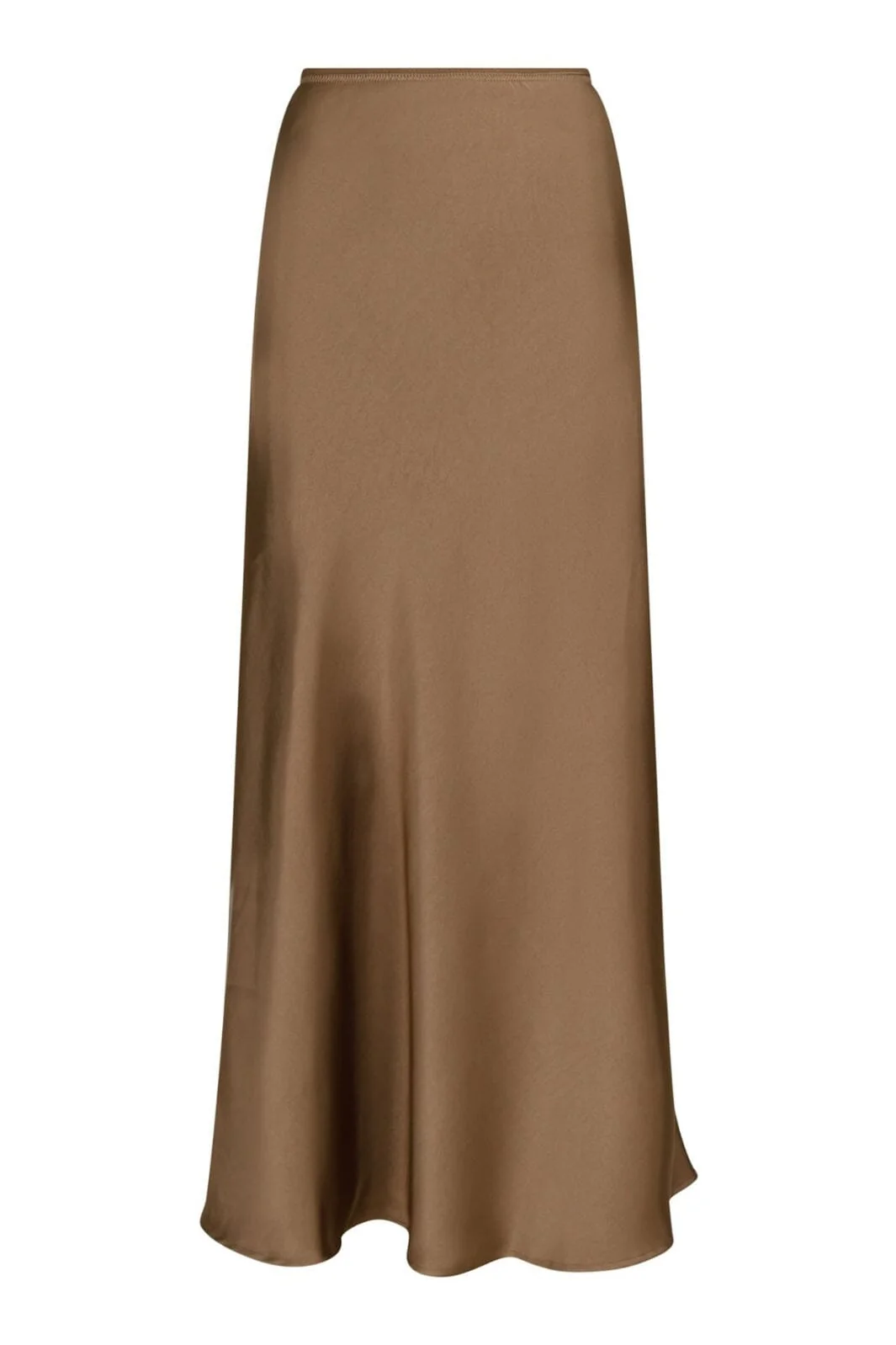 Neo Noir Vicky Heavy Sateen Skirt dark taupe