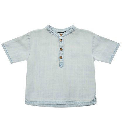 Petit by Sofie Schnoor T-Shirt - Blau m. Knöpfe