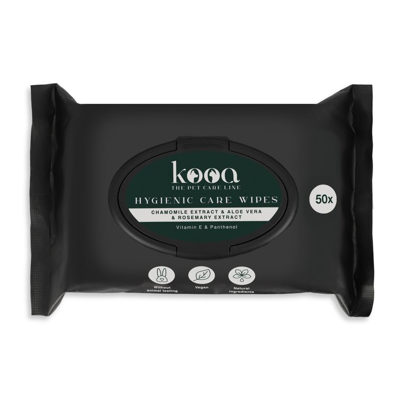 Lingettes hygiéniques kooa pour chien