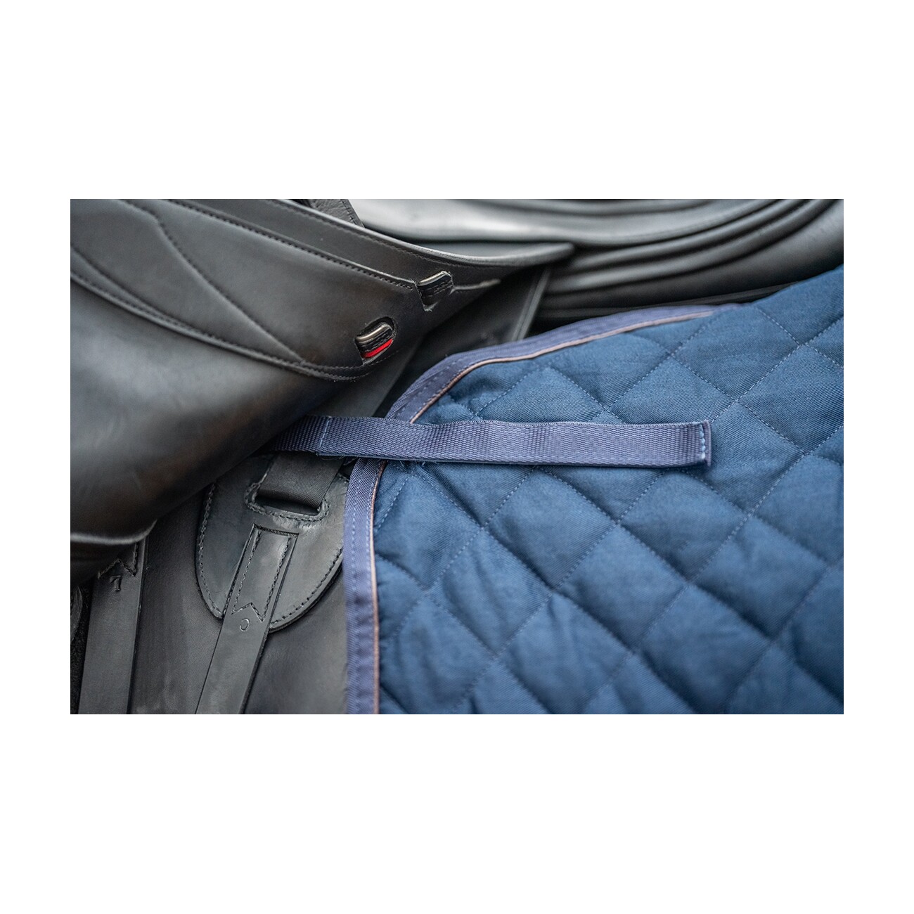 Equinate Ausreitdecke Lancaster mit Teddyfell navy M