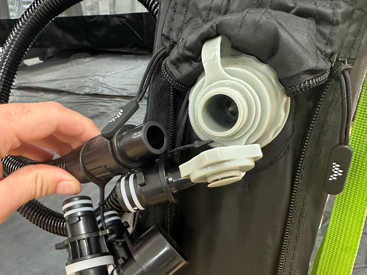 Obelink Cyclone Compact tentpomp met accu