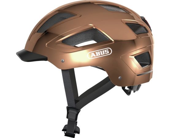 Abus Hyban 2.0 Cykelhjelm, Chrome Rosé