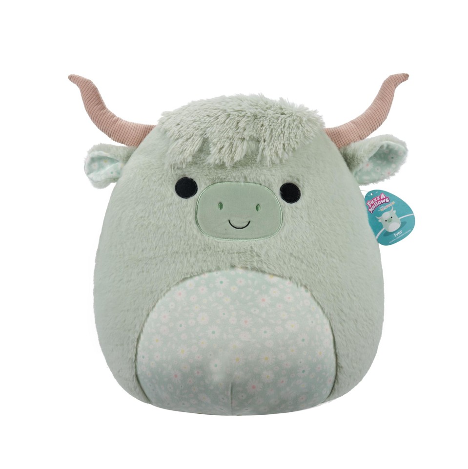 Squishmallows - 40 cm P18 Plush - Fuzz A Mallows - Iver Highland Cow (1885509)