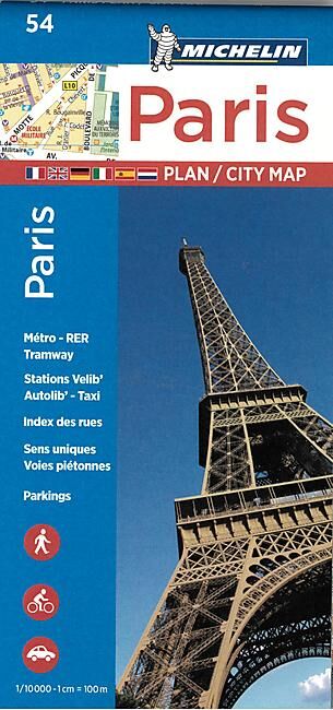 MICHELIN - 54 PARIS ECHELLE 1 10 000
