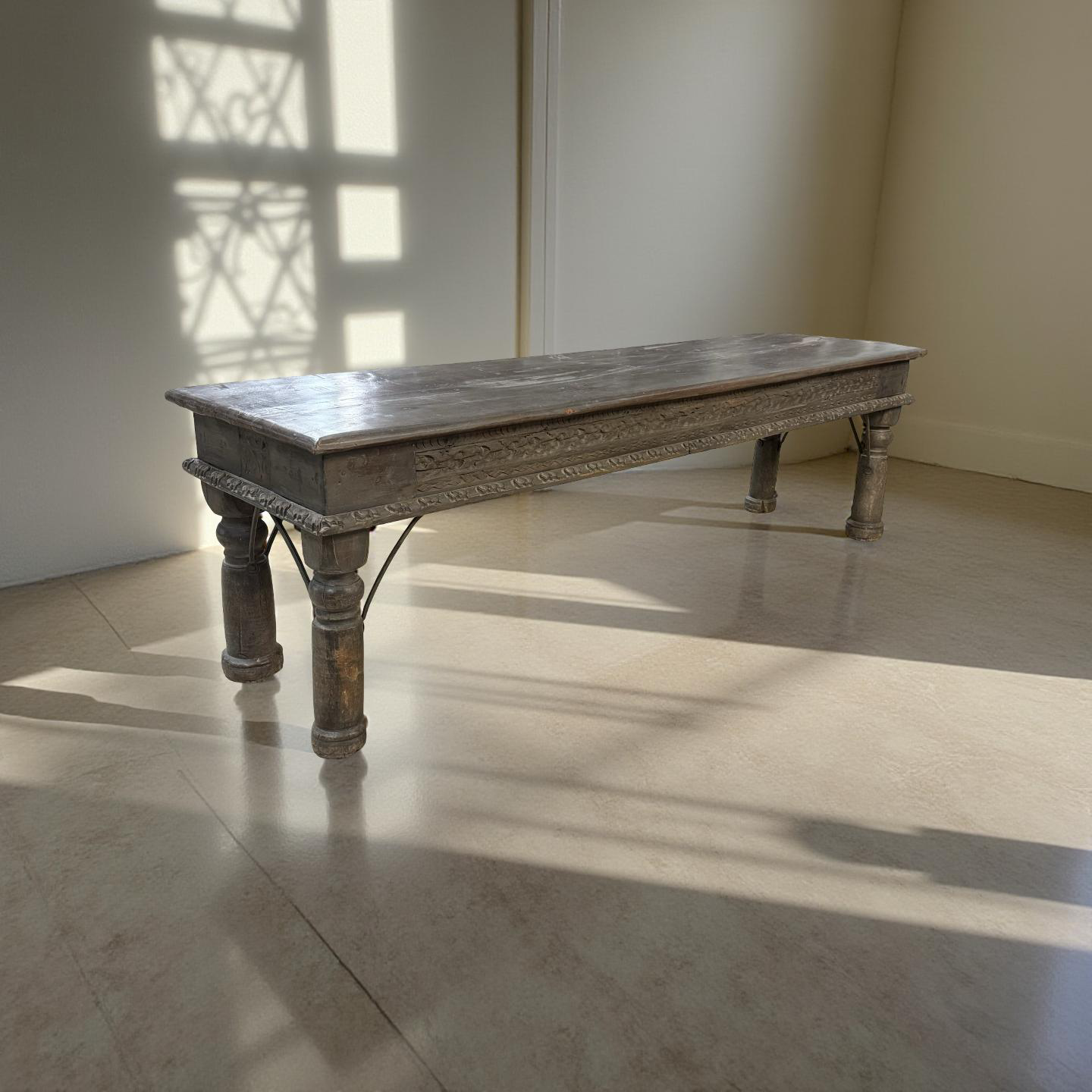 Salontafel/bank grijs uniek