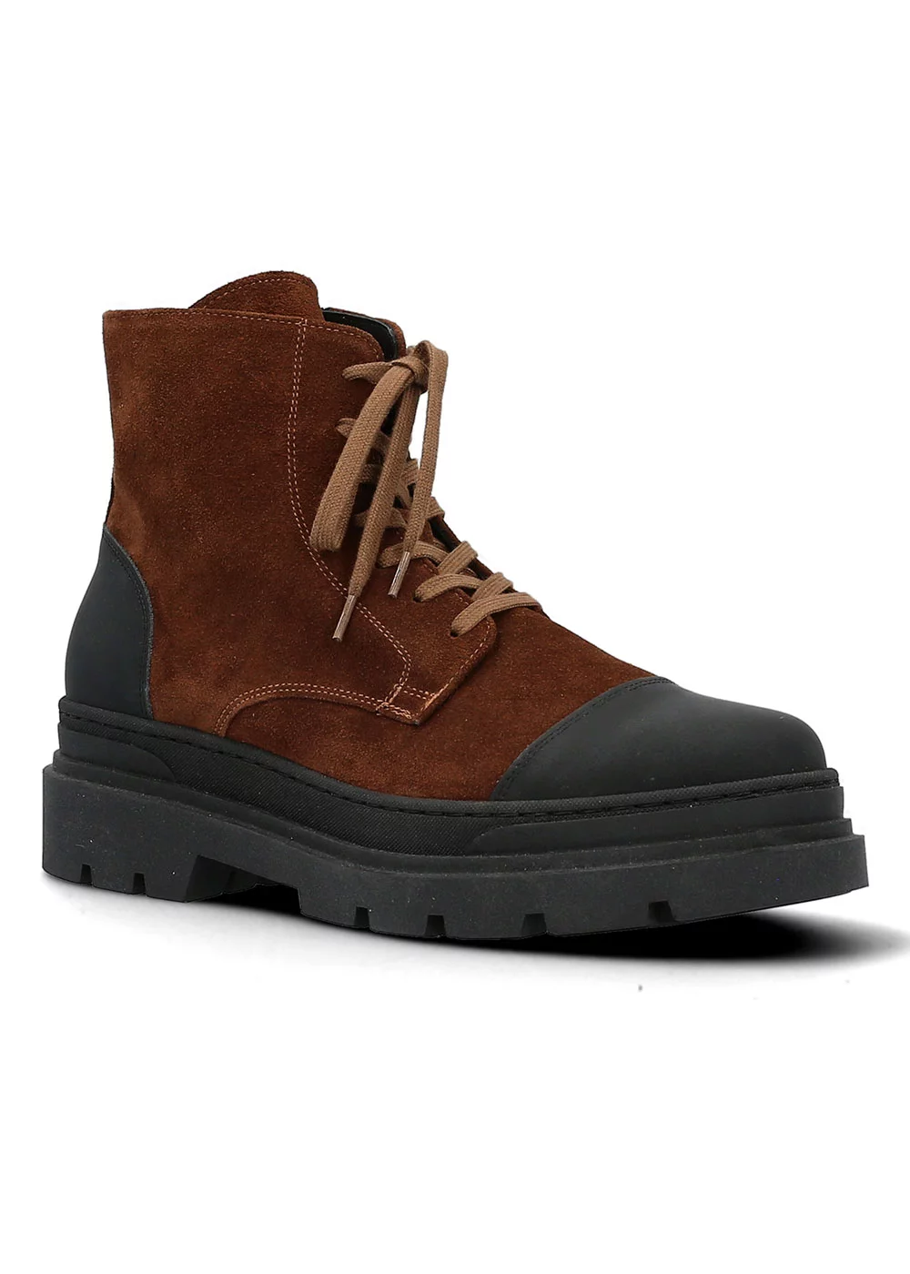 BOOTS TONIO VELOURS MARRON