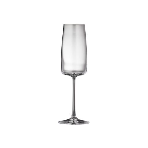 Lyngby Glas Krystal Zero Champagneglas 4 stk., Klar, 30 cl