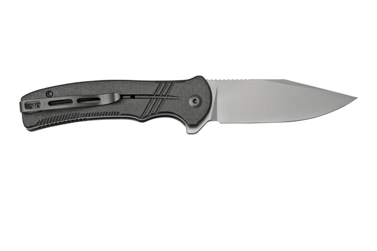Civivi Cogent C20038D-7 Black Micarta Coarse, zakmes