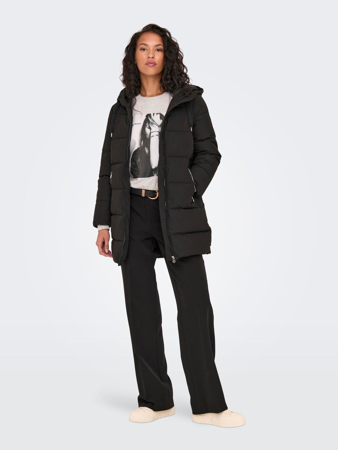 ONLDOLLY Steppmantel Black