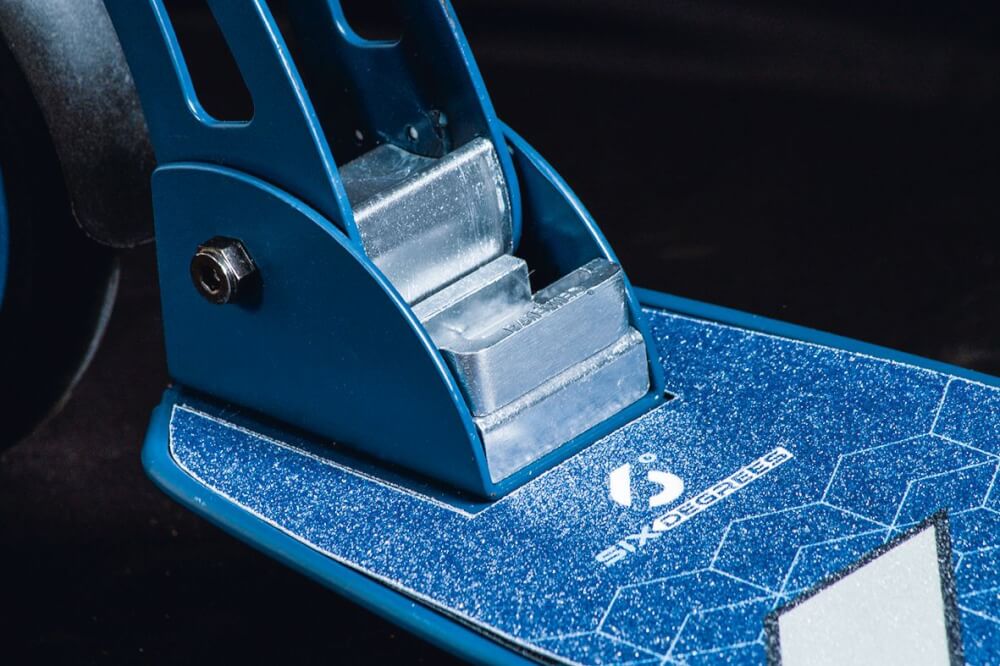 SIX DEGREES Aluminium Scooter 205 mm blau