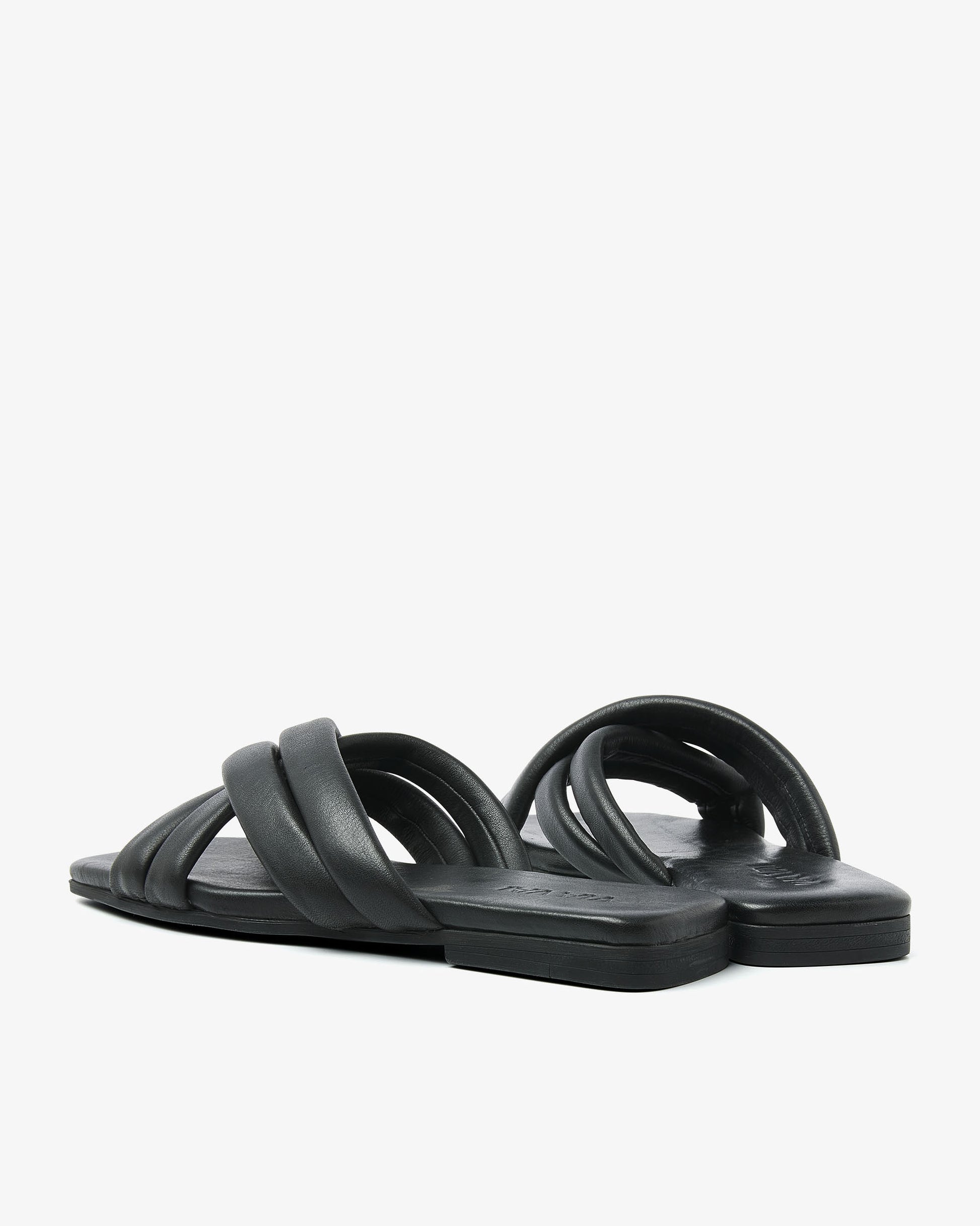 VIA VAI zwarte slippers Kiki Lot