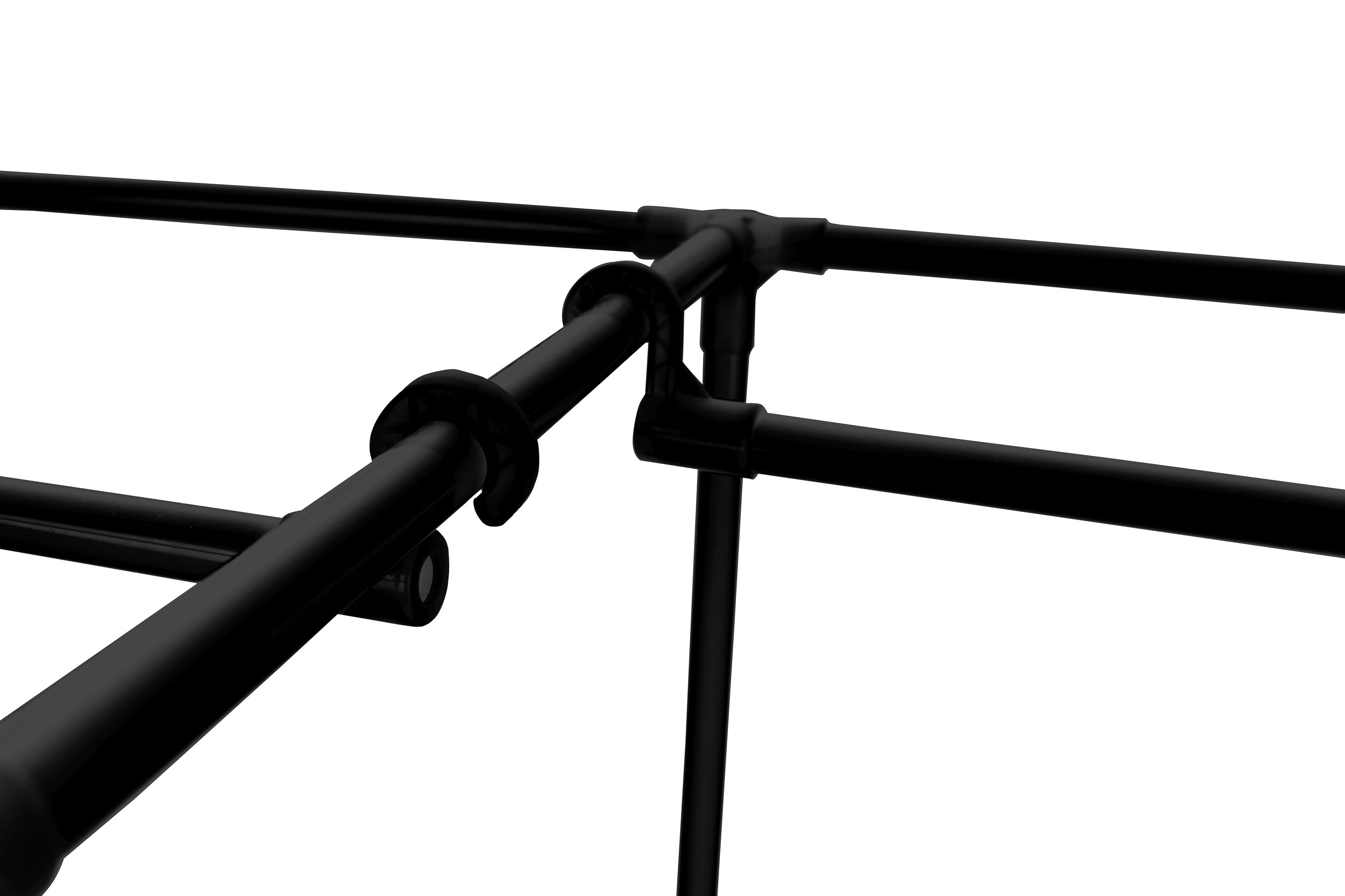 Garderobe Kleiderständer 86 x 174 cm schwarz
