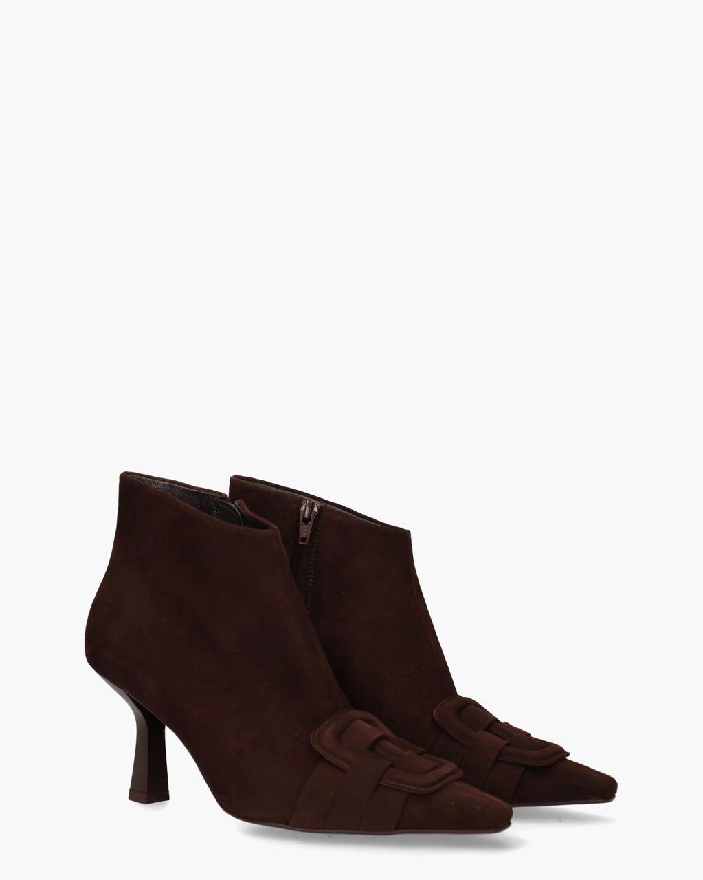 Zinda 1917 Donkerbruin Dames Enkelboots
