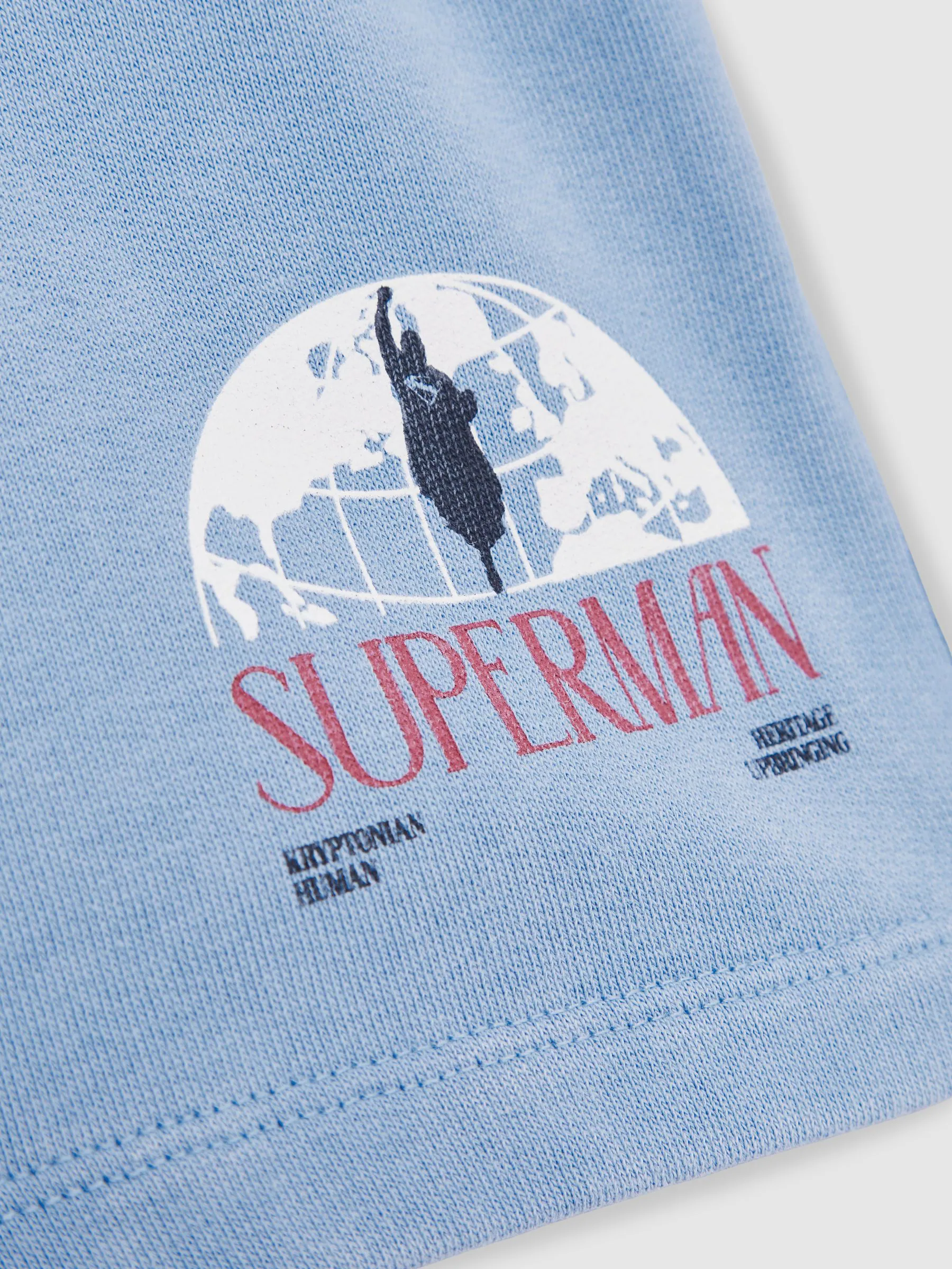 Superman | Reiss Logo-Print Shorts