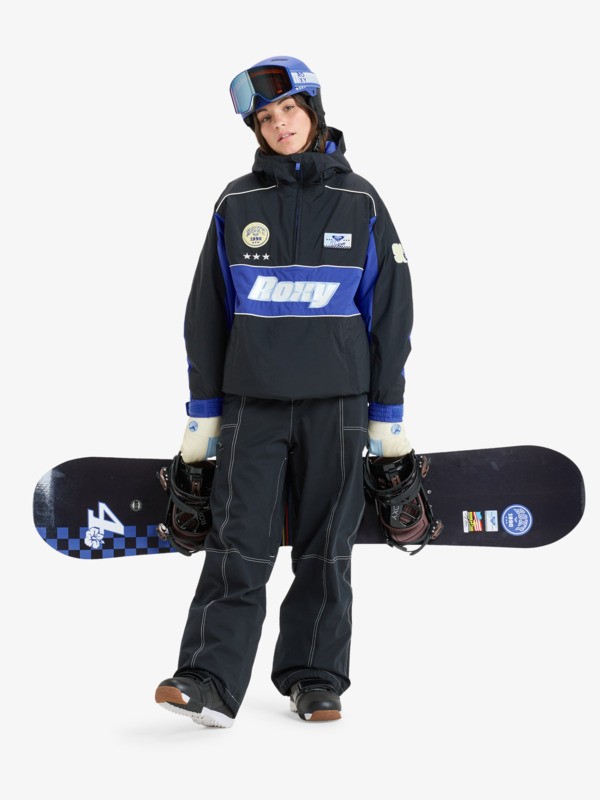 Anorak JK 10K Veste de snow technique Noir Femme