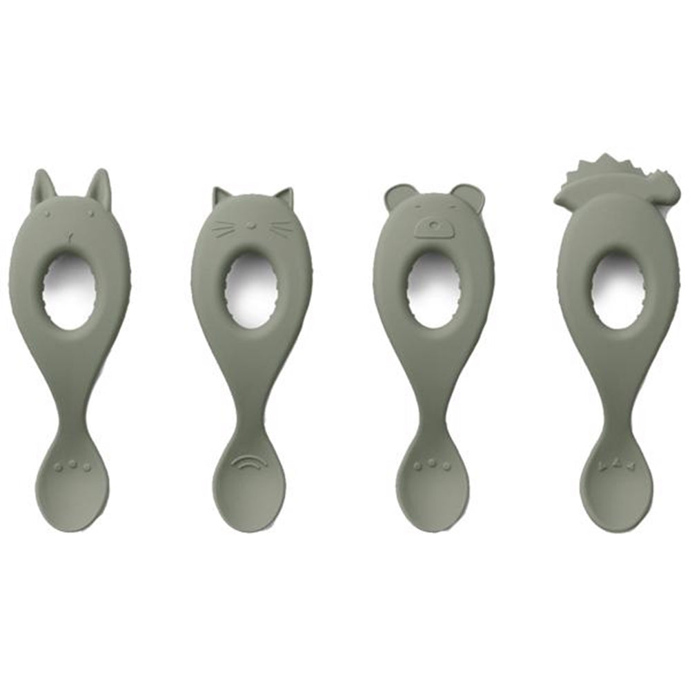 Liva Silicone Skeer 4-Pack Faune Green