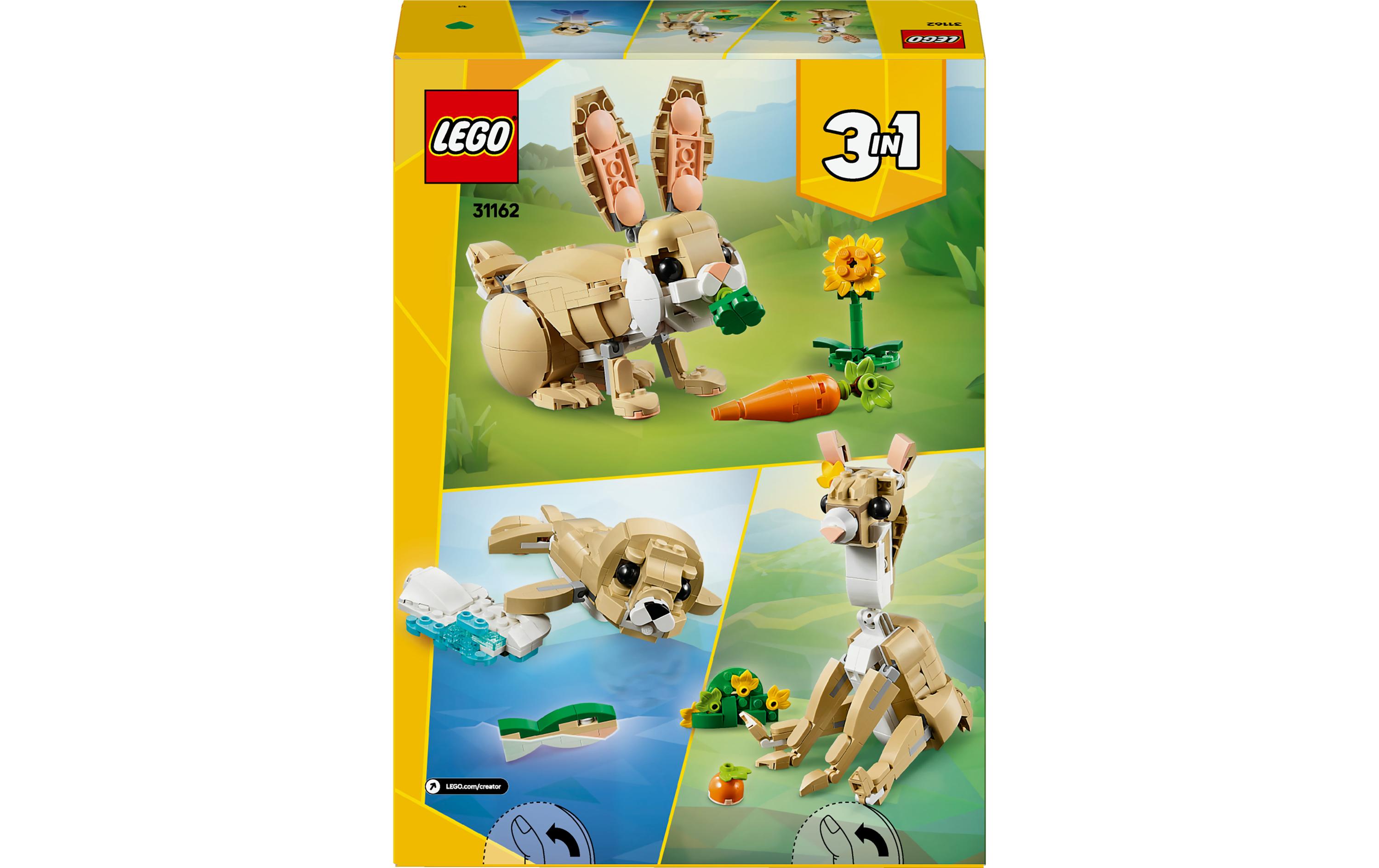 Creator Häschen 311623-in-1-Konstruktionsspielset zur Förderung der Kreativität und Fantasie
