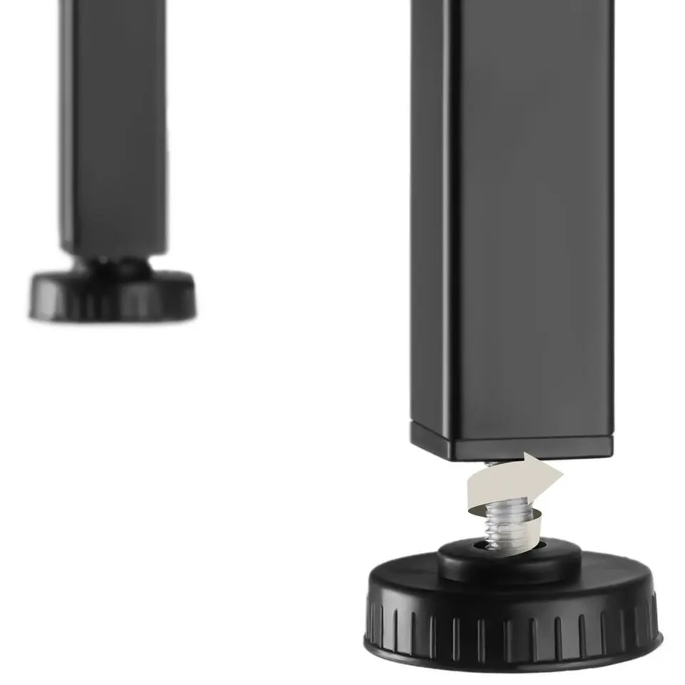 tectake TV-meubel Durban 110x40x45,5cm, Industrieel Hout Donker, Rustiek