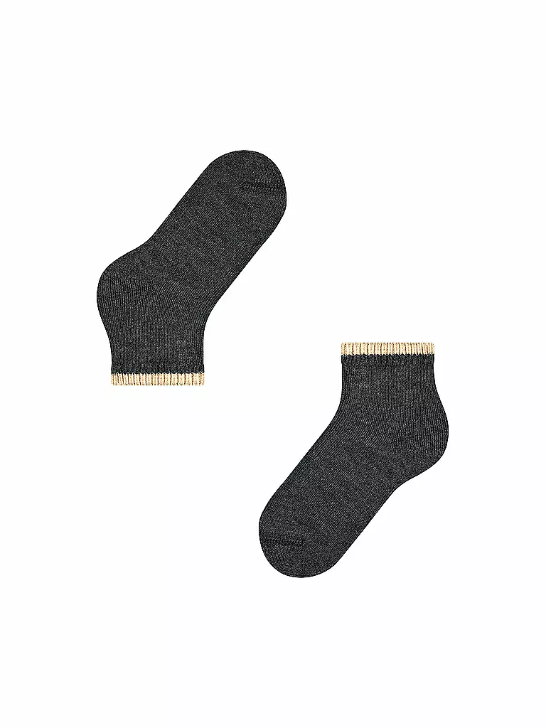 FALKE Socken Cosy Plush anthra.mel schwarz