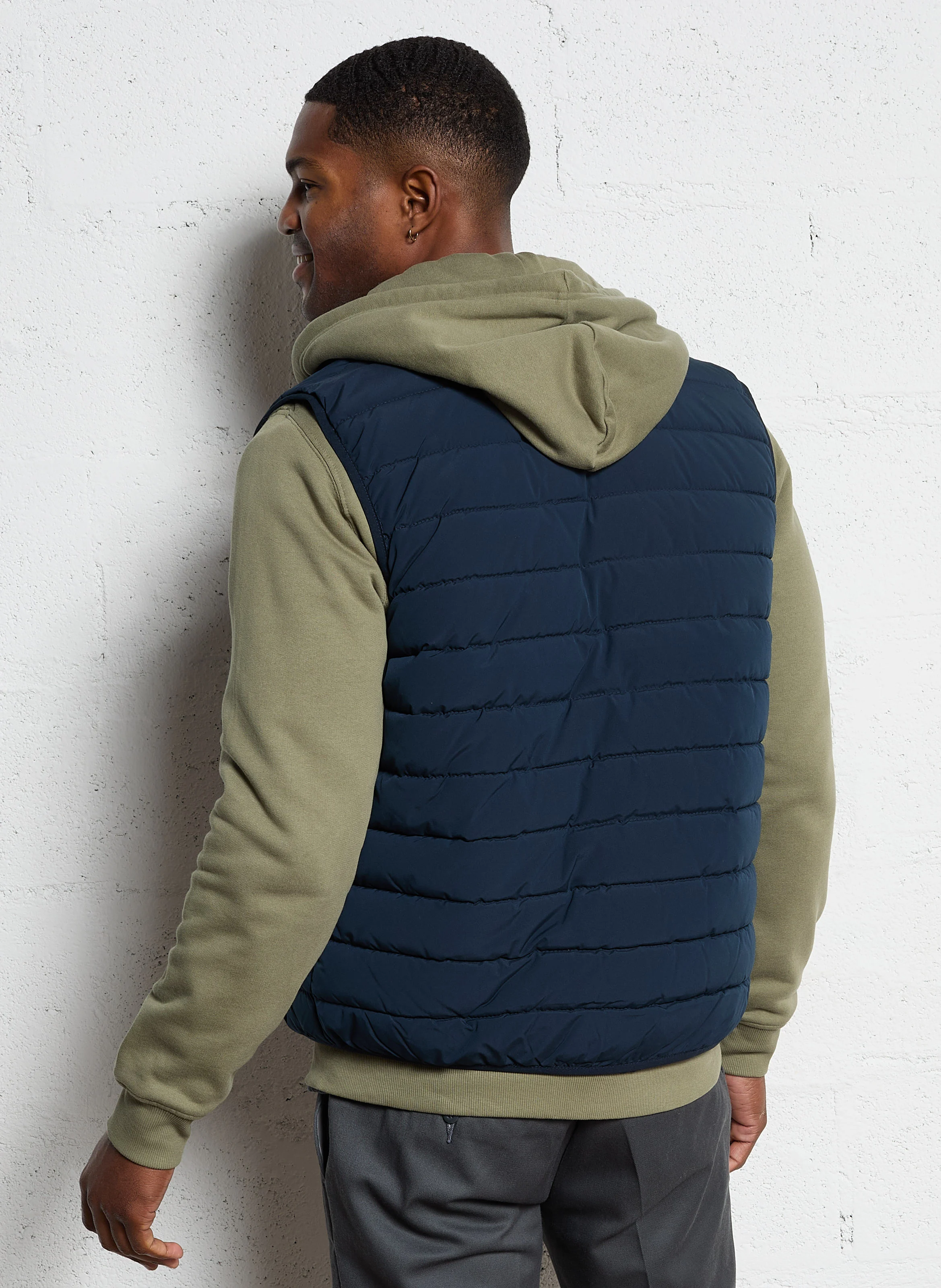 TOBY - Doudoune col montant| Bleu