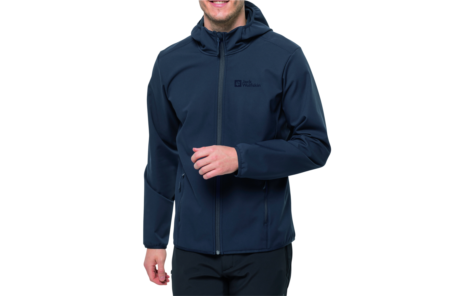 Jack Wolfskin Bornberg Hoody Herren Softshelljacke night blue