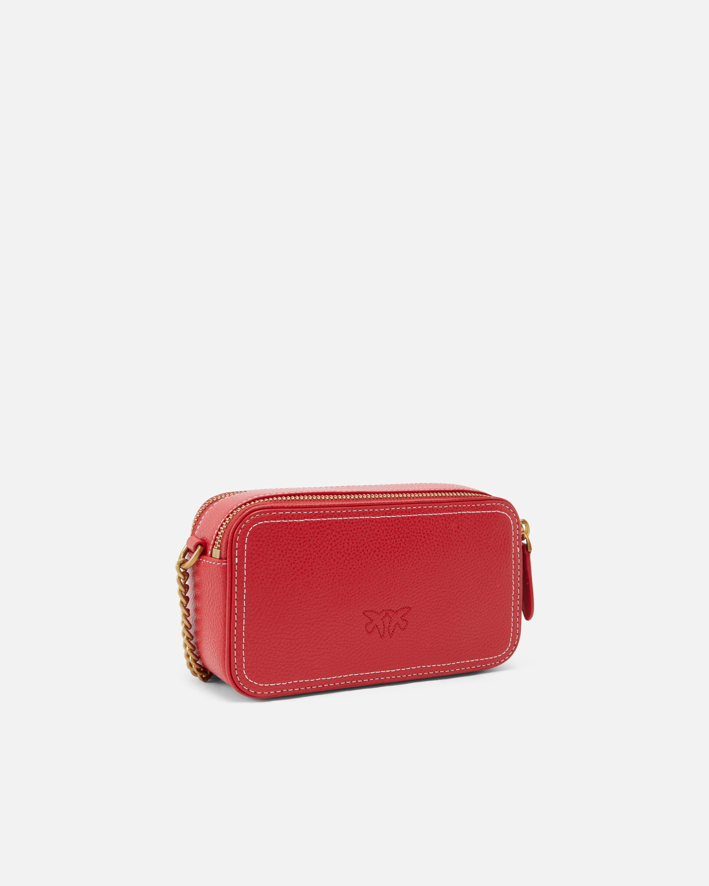 Petit sac à bandoulière avec logo love birds en relief | Rouge