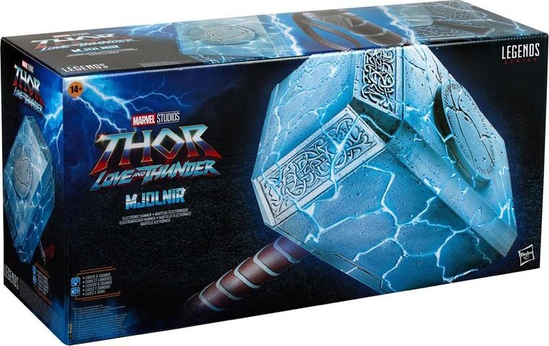 Thor - Mjolnir Hammer Med Lys Og Lyd - Love And Thunder