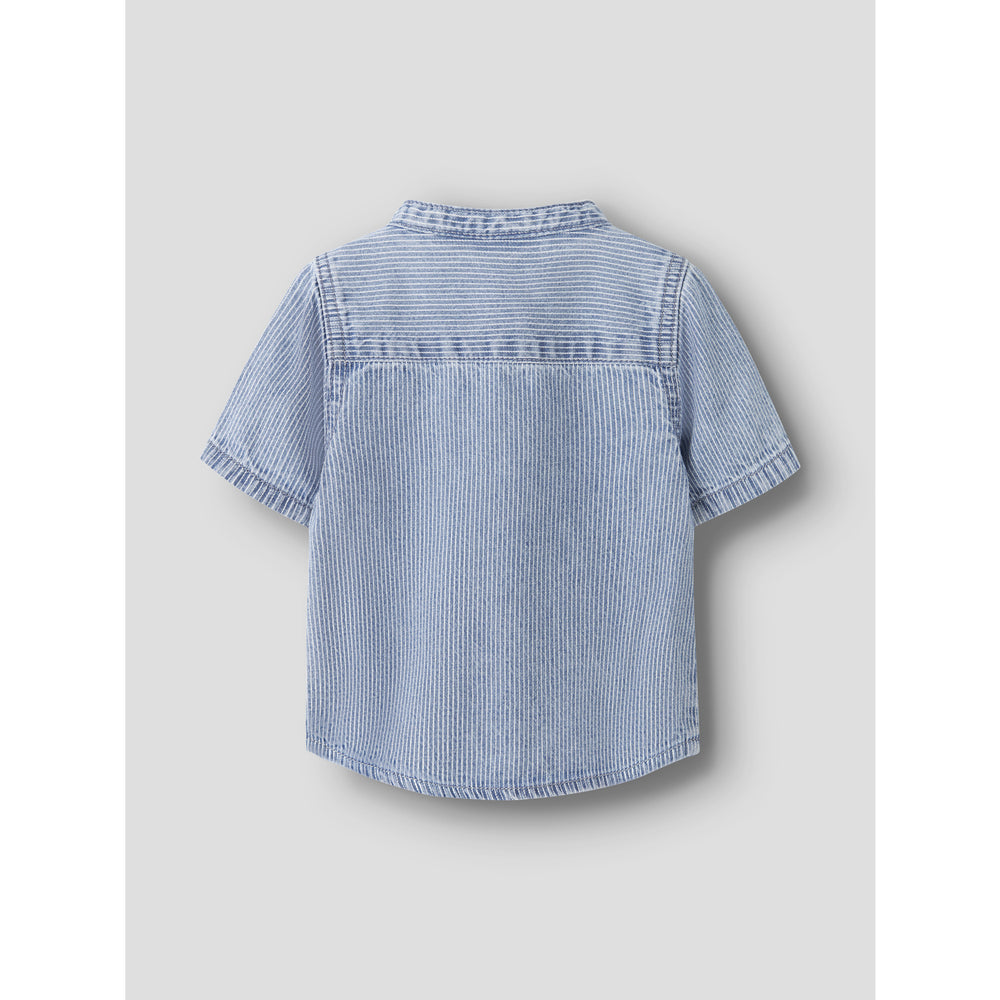 Køb Name It Light Blue Denim Nbmleo Stripe Dnm Ss Skjorte 1910-Ip H