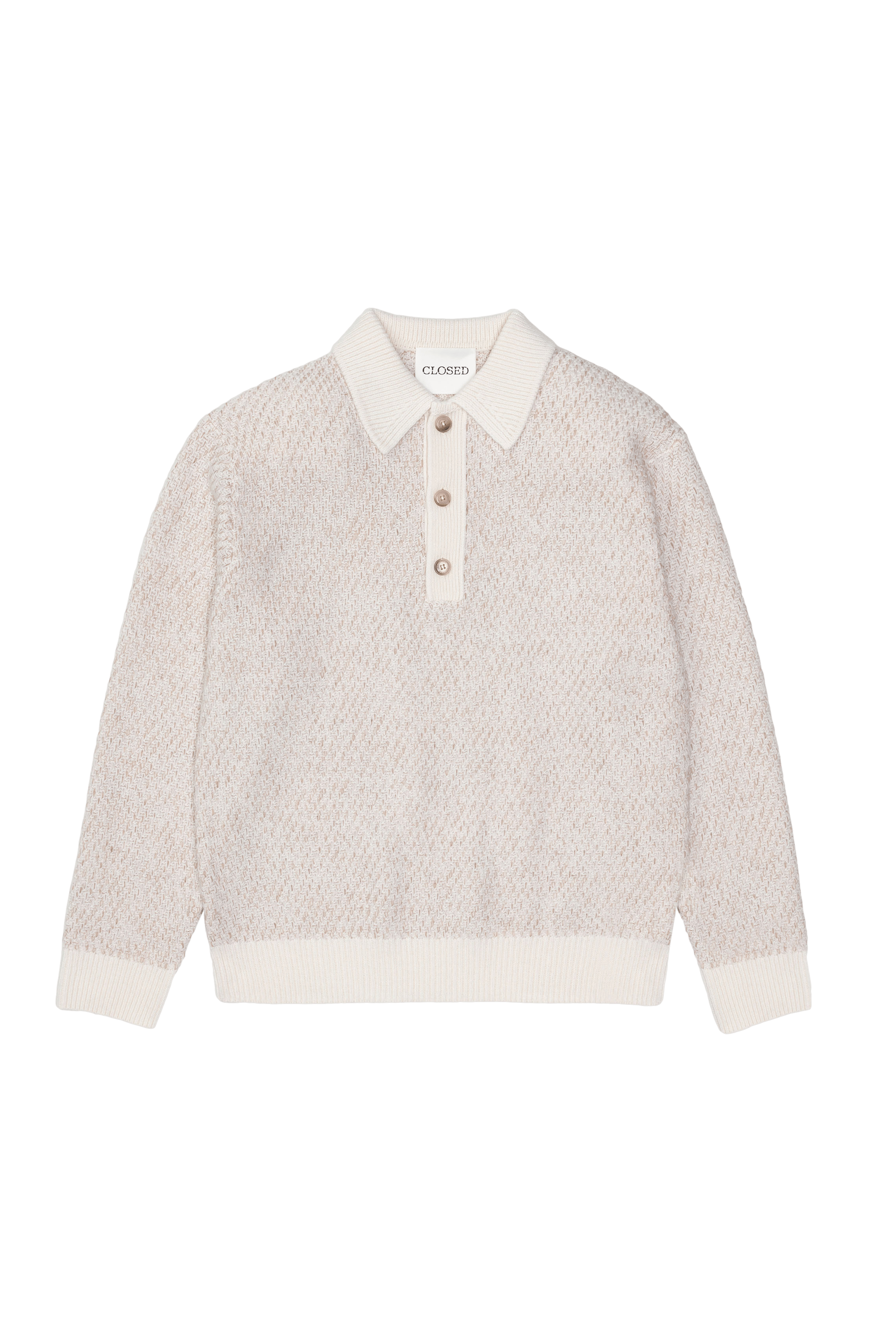 Pull ample en laine| Beige