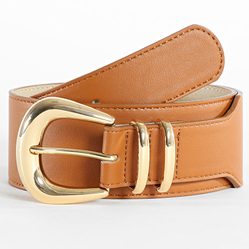 Ceinture Femme Joy Marron Doré