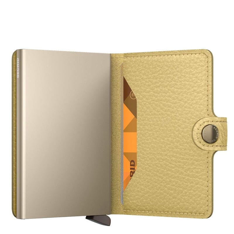 Secrid Mini Wallet Pebble Butter Yellow