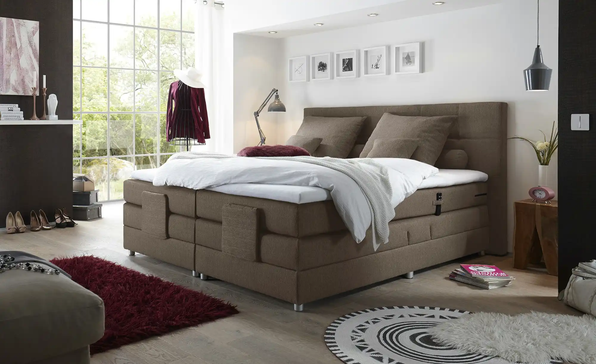 uno Motor-Boxspringbett  Manolo