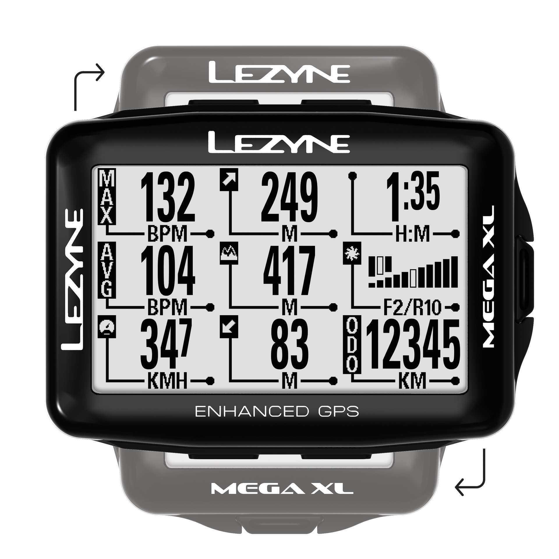 Lezyne Mega XL GPS Fietscomputer