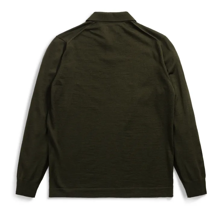 Norse Projects Polo Jon Tech Merino | Vert