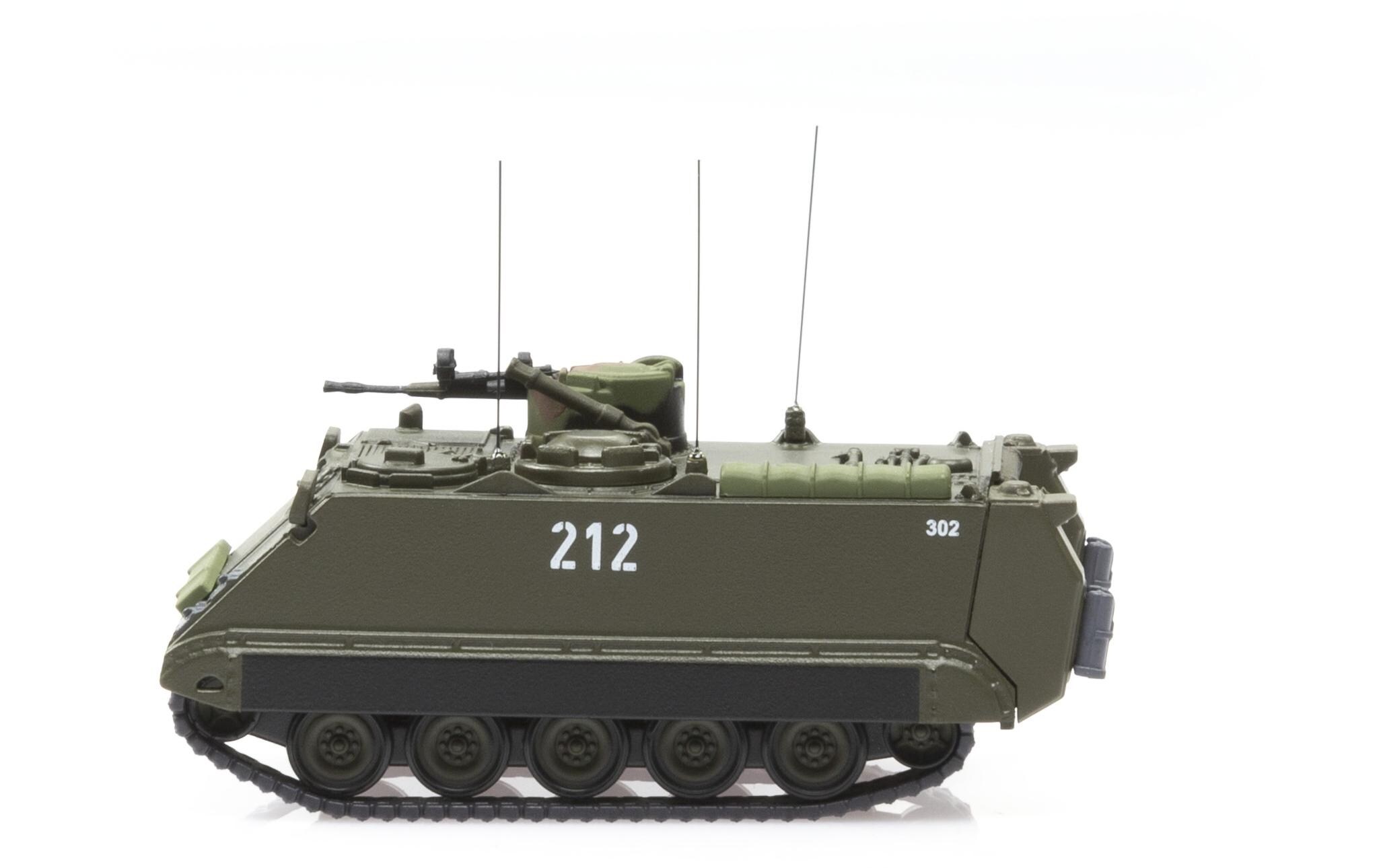 M113 Schützenpanzer 73 mit Kampfnummer 212 1:87H0 Panzer Sammlermodell